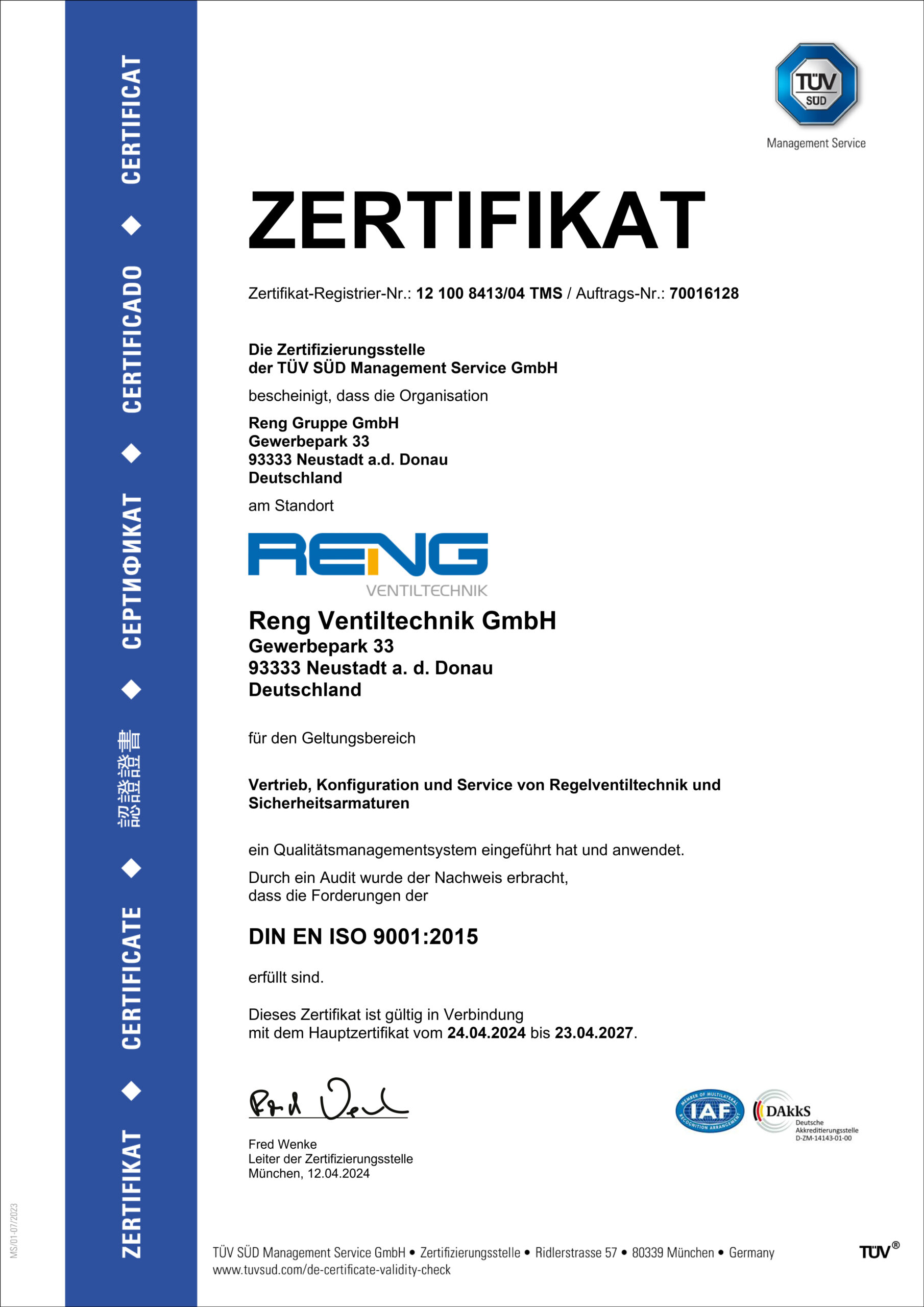 DIN EN ISO 9001-2015